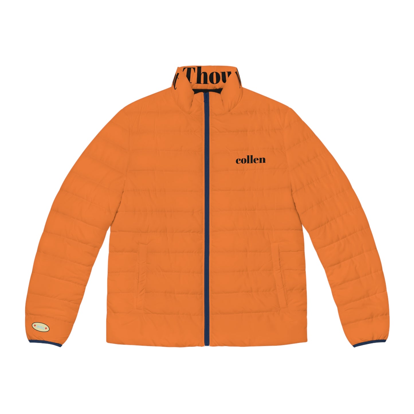 Puffer Jacket Upgrade for Men with Stand-Up Collar and Quilted Lining